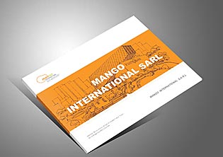 個(gè)性畫冊(cè)設(shè)計(jì)，非洲MANGO房地產(chǎn)公司宣傳冊(cè)
