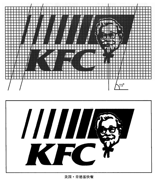 肯德基標志設計