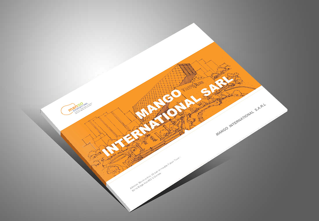 個性畫冊設計，非洲MANGO房地產公司畫冊-0