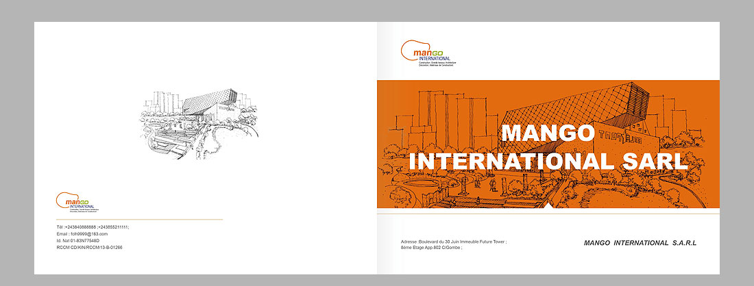 個性畫冊設計，非洲MANGO房地產公司畫冊-1